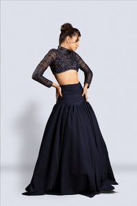 The Azure Muse Skirt Set